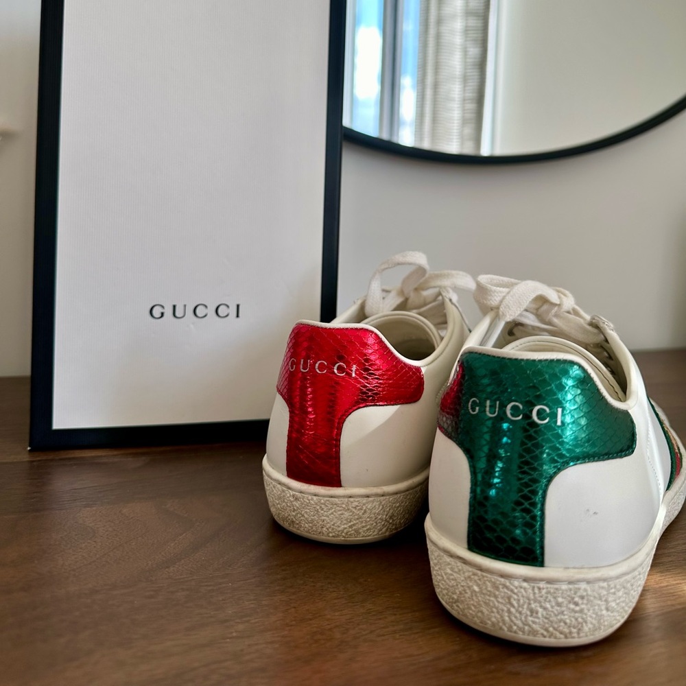 Gucci Ace Sneakers with Bee